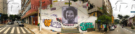 Grafite da vereadora Marielle Franco em Pinheiros (SP)