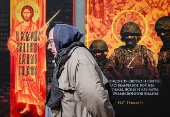 Street exhibition 'We bring peace!' in Moscow