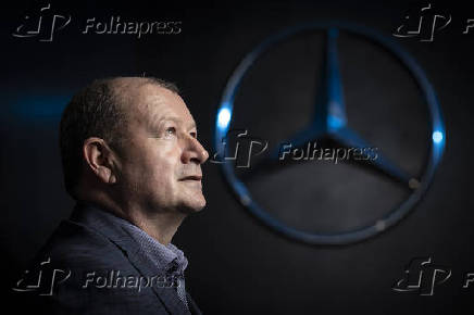 Retrato do presidente da Mercedes-Benz Cars & Vans no Brasil, Carlos Garcia