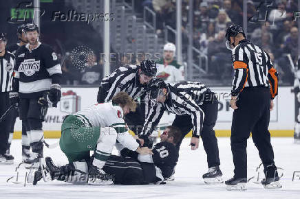 NHL: Minnesota Wild at Los Angeles Kings