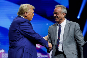 FILE PHOTO: Republican presidential nominee and former U.S. President Trump campaigns in Georgia