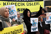 Protest in support of Palestinians in Istanbul