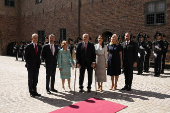 Denmark's King Frederik and Queen Mary on an official state visit to Norway