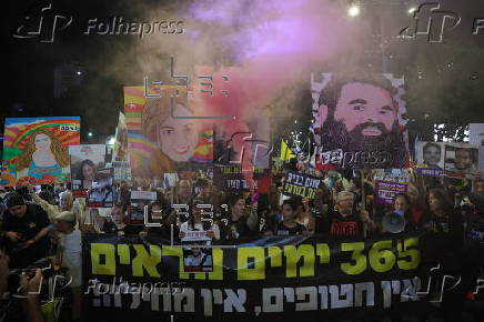 Protest in Tel Aviv calls for Gaza ceasefire, hostages release