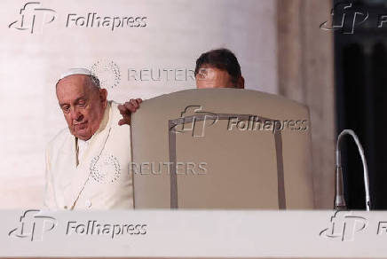 Pope Francis holds weekly audience