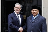 President of Indonesia Prabowo Subianto visits London