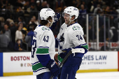 NHL: Vancouver Canucks at Boston Bruins