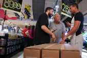 People shop ahead of Black Friday in Brazil