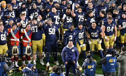 NCAA Football: CFP National Playoff First Round-Indiana at Notre Dame