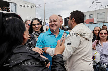 Presidential candidate Luisa Gonzalez of the Revolucion Ciudadana party launches her campaign for the February 2025 election, in Quito