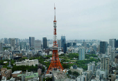 Tokyo Tower is seen in Tokyo