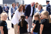 U.S. VP and Democratic presidential candidate Harris and her running mate Minnesota Governor Walz campaign in Eau Claire