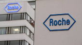 FILE PHOTO: Logo of Swiss drugmaker Roche is seen at its headquarters in Basel