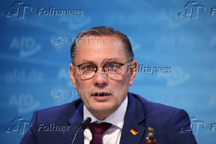 AFD press conference after Brandenburg elections