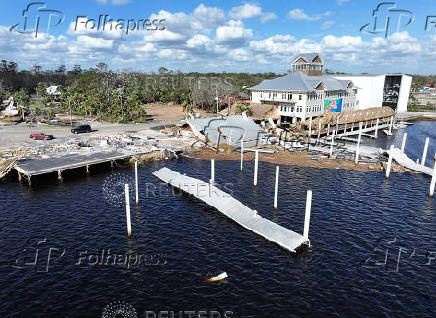 Aftermath of Hurricane Helene in Florida