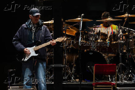 Eric Clapton se apresenta no estdio Allianz Parque