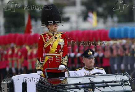 Thai Queen Suthida leads rehearsal event for Royal Guard parade