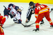 NHL: Columbus Blue Jackets at Calgary Flames