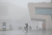 Heavy fog covers much of Britain