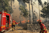 Declarado incendio en el centro de Portugal