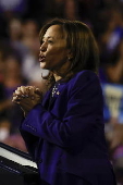 US Vice President Kamala Harris Campaigns in Reno, Nevada