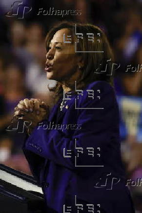 US Vice President Kamala Harris Campaigns in Reno, Nevada