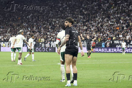 Match between corinthians and palmeiras for the 2024 brazilian football championship