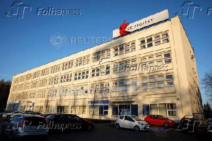 FILE PHOTO: Cd Projekt headquarters is pictured in Warsaw