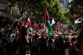 Pro-Palestinian rally on the anniversary of the First Intifada in Melbourne