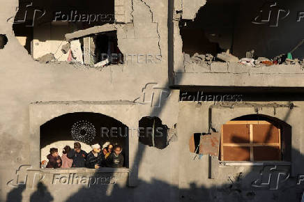 Aftermath of an Israeli strike in Deir Al-Balah