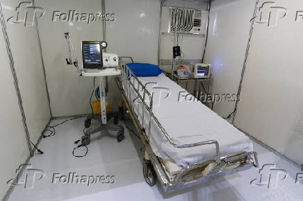 Instalaes do Hospital de Campanha em Guarulhos