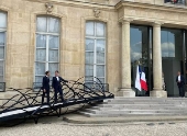 Macron inaugura menor obra olmpica