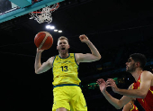 Basketball - Men's Group Phase - Group A - Australia vs Spain