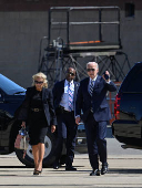 U.S. President Joe Biden boards Marine One as he departs for Washington from the Delaware Air National Guard Base in New Castle