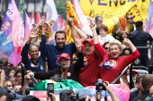 ltimo ato de campanha do candidato Guilherme Boulos (PSOL) na Avenida Paulista