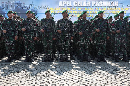 Security preparation before the Inauguration of President-elect Prabowo Subianto and Vice President-elect Gibran Rakabuming Raka in Jakarta