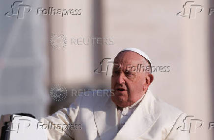 Pope Francis holds weekly audience