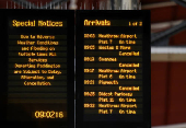 Train cancellations due to Storm Bert in London