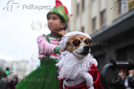 Christmas parade in La Paz