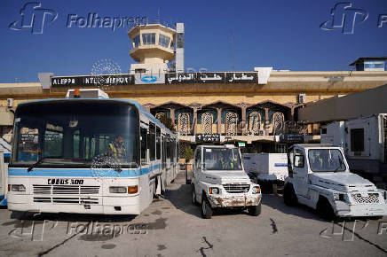 First flight to Aleppo International Airport after the ousting of Syria's Bashar al-Assad