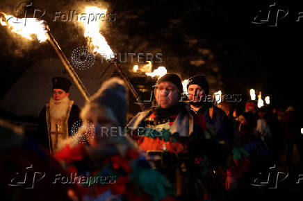 Winter festival in the village of Elovdol