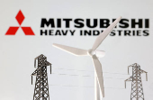 FILE PHOTO: Illustration shows Mitsubishi Heavy Industries logo