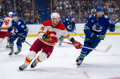 NHL: Calgary Flames at Vancouver Canucks