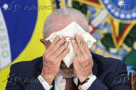 Folhapress Fotos Lula Durante Reuni O No Pal Cio Do Planalto