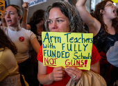 People protest bill allowing armed teachers in Tennessee
