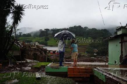 Chuvas causam estragos em Sinimbu (RS)