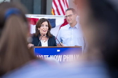 Democratic Governors Rally for Harris-Walz in Philadelphia, Pennsylvania