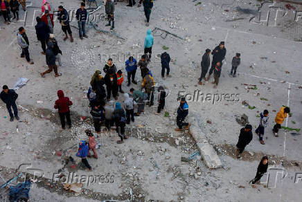 Aftermath of Israeli strikes in Khan Younis