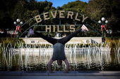 Tourists in Beverly Hills