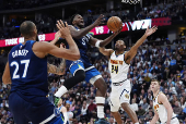 NBA: Minnesota Timberwolves at Denver Nuggets